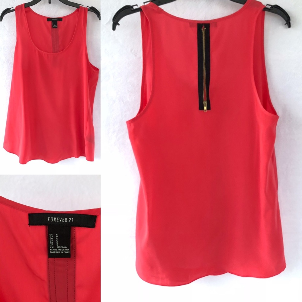 Forever 21 Coral Tank Top